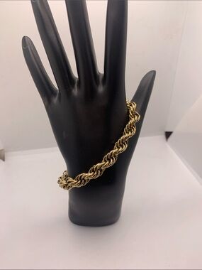 Gold-Tone Rope Chain Bracelet - Women's Jewelry